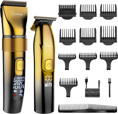 Produktbild von Profi Set Haarschneider Pflegesets Barttrimmer Bartschneider Herren T-förmiger Trimmerkopf T-blade Trimmer Präzisionstrimmer IPX7 Wasserdicht