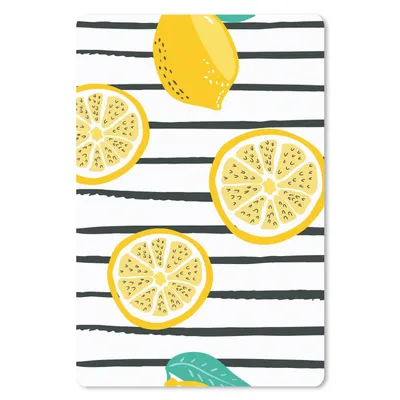 Produktbild von MuchoWow® Mauspad Mousepad Sommer - Zitronen - Pastell 40x60 cm - Mousepads - Maus Mat - Pad - Mausunterlage - Schreibtisch Accesoire