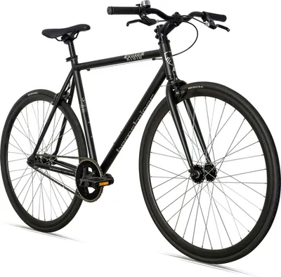 Produktbild von Bergsteiger Kyoto 28 Zoll Singlespeed Fixie Fahrrad, Aluminium Rahmen, Flip-Flop-Nabe, Retro-Design, Fixed Gear, Urban Bike für Herren & Damen