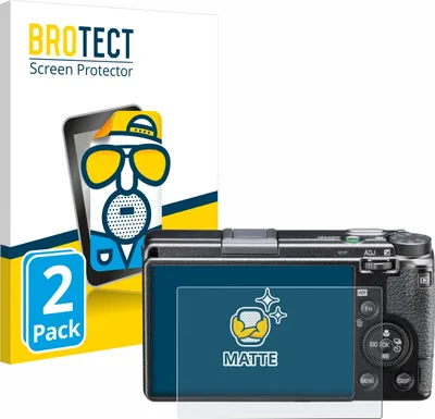 Produktbild von 2x BROTECT Schutzfolie für Ricoh GR III HDF Displayschutz Displayschutzfolie Folie Matt Entspiegelungsfolie