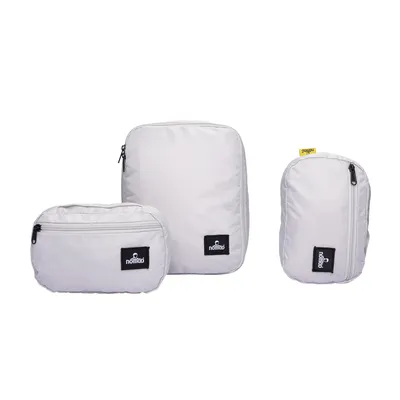 Produktbild von NOMAD® Packing Cubes 3er-Pack Nebelgrau Reise Organizer Leicht mit Reißverschluss