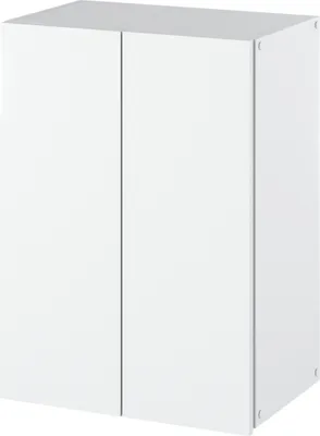 Produktbild von Badezimmer-Wandschrank - Badschrank Badezimmermöbel Waschküche Waschmaschinenregal Hängeschrank Badmöbel mit Stauraum (Weiß) 40cmx60cmx25cm