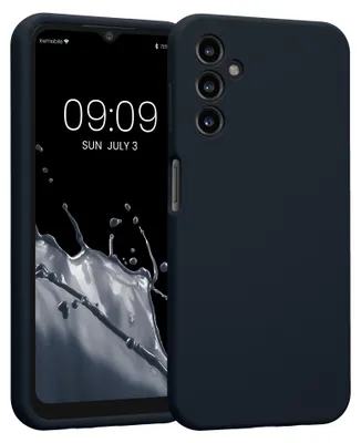 Produktbild von kwmobile Hülle kompatibel mit Samsung Galaxy A14 5G - Hülle Silikon gummiert - Handyhülle - Handy Case in Heidelbeerblau