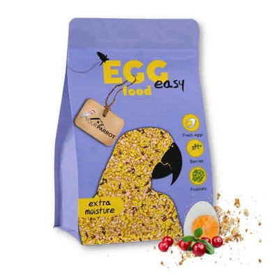 Obrázok produktu pre Prémiové vaječné krmivo pre veľké papagáje - Your Parrot Easy Soft 1 kg, s vysokým obsahom bielkovín, ľahko stráviteľné, ideálne pre zdravé liahnutie a vitalitu.