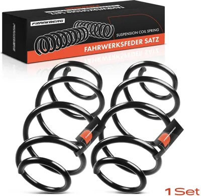 Immagine prodotto di Frankberg 2x molla sospensione asse anteriore per Audi A3 Cabriolet 8P7 1.4L 1.6L 1.9L 2008-2013