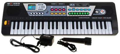 Produktbild von 49-Tasten-Keyboard für Kinder ab 5 Jahren mit Mikrofon und Aufnahmefunktion - Modellnr. 4919