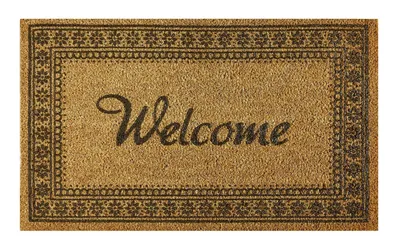 Produktbild von MD-ENTREE Kokosmatte Finesse flower border welcome 45x75cm