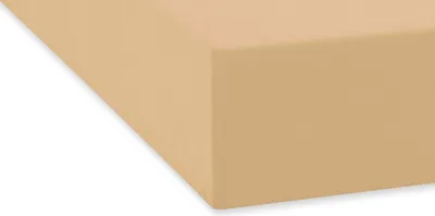 A close-up view of a fitted sheet, showing its texture and color.