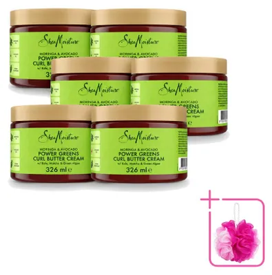 Obrázok produktu pre 6 x Krém na definovanie kučeravých vlasov SheaMoisture Moringa & Avocado, 326 ml - Balenie 6 kusov
