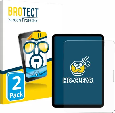 Produktbild von 2x Für Apple iPad Pro 11" M5 2025 Schutzfolie BROTECT Displayschutz Display Schutz Folie Klar Transparent