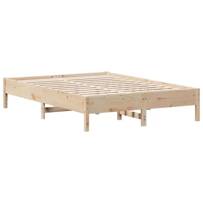 Image de vidaXL Lit en pin massif sans matelas 140x200 cm