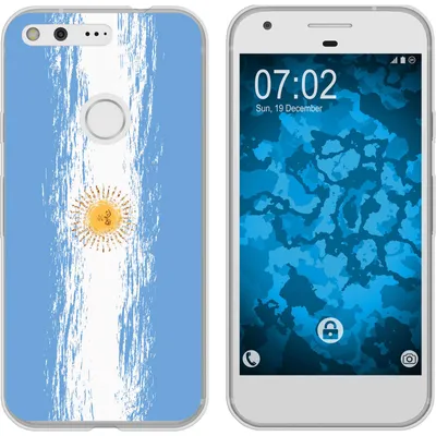 Produktbild von PhoneNatic Case kompatibel mit Google Pixel Silikon-Hülle WM Argentinien M1