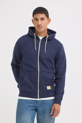 Productafbeelding van Blend herenhoodie, sweatjack 701628, marineblauw, maat: XXL