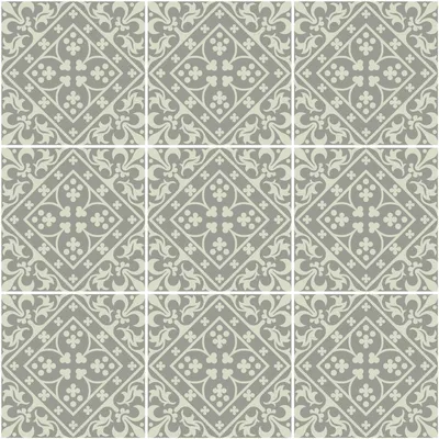 Produktbild von Selbstklebende Fliesenaufkleber für Küche und Bad – 9 Zementfliesenaufkleber im Azulejos Chana-Stil – 9 Aufkleber, 20 x 20 cm