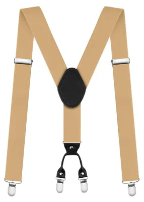 Produktbild von Hosenträger Herren Hosenhalter - 4 Clips - 3,5 cm breit - Verstellbar