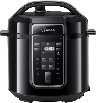 Produktbild von Midea Elektrischer Schnellkochtopf 6L, 9-in-1 Multikocher mit 14 Funktionen, Jog