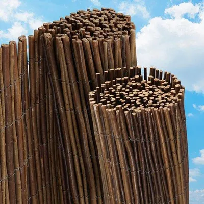 Immagine prodotto di Recinzione da giardino in legno 120 x 300 cm - Recinzione decorativa per esterni