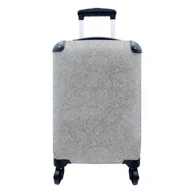 Produktbild von MuchoWow® Koffer Handgepäck Trolley Rollkoffer Kleine Reisekoffer mit 4 Rollen - Beton - Wand - Muster - Industriell - Cabin Size < 55x40x23 cm & 55x40x20 cm - Fotokoffer - Kabinenkoffer - Boardgepäck - Reise-Box - Reisekoffer - Reisegepäck - Koffer mit Bild - Trolley für Kinder