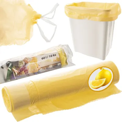 Obrázek produktu pro Orion voňavé vložky do odpadkových košů vložky do odpadkových košů vložky do odpadkových košů s vůní citronu 60 L 10 ks.