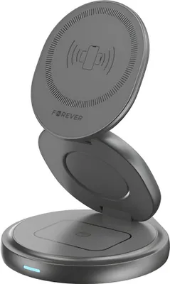 Immagine prodotto di Caricabatterie wireless magnetico Forever MAWC-200 15W grigio 3in1