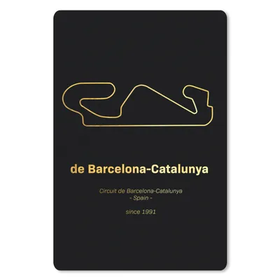 Produktbild von MuchoWow® Mauspad Mousepad Formel 1 - Rennstrecke - Barcelona 40x60 cm - Mousepads - Maus Mat - Pad - Mausunterlage - Schreibtisch Accesoire