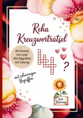 Produktbild von REHA Kreuzworträtsel mit schwierigen Begriffen