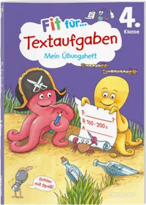 Produktbild von Fit für Textaufgaben 4. Klasse. Mein Übungsheft