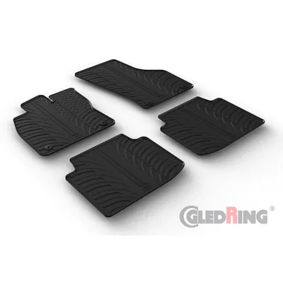 Image de Tapis de sol en caoutchouc Gledring pour VW Arteon 2017-2025