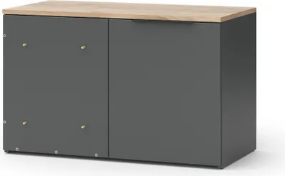 Obrázek produktu pro Příborník Vicco Wido Antracit 80 x 50 cm Rohová komoda s dvířky, Model 47678