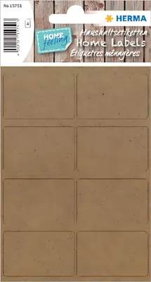 Produktbild von HERMA Haushalts-Etiketten HOME Silphie 25 x 40 mm 4 Blatt à 8 Etiketten