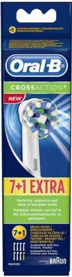 Produktbild von Braun Oral-B CrossAction Ersatz-Aufsteckbürsten 8 Stück