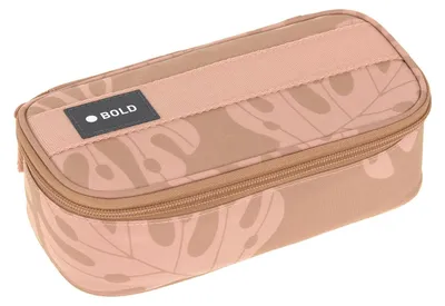 Image de Trousse décontractée BOLD Leaves caramel