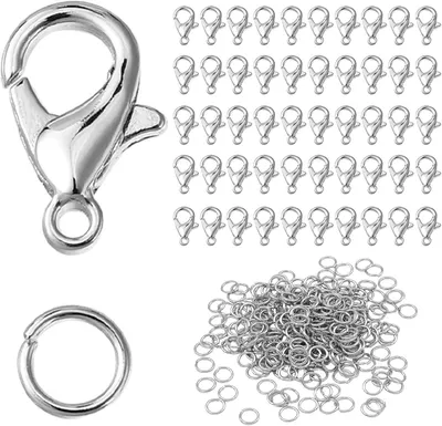 Produktbild von 925 Sterling Silber Kettenverschluss, Armbandverschluss, 50 Stück, für DIY Schmuckherstellung