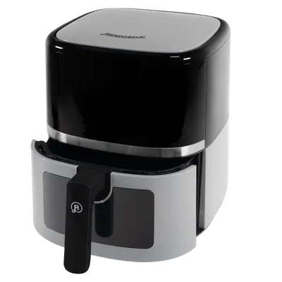 Produktbild von REMOSKA Heißluftfritteuse Vento R301001 5,5 l, 4 Personen, 360° Heißluftstrom, 8 Programme, LCD, Leiser Betrieb Nur 48,9 dB, Non-Stick-Gitter, 1350 W