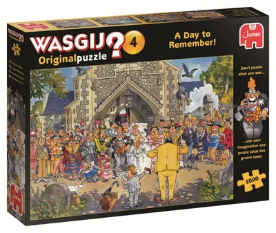 Produktbild von Wasgij Original 4 Ein Tag zum erinnern! 1000 Teile Puzzle