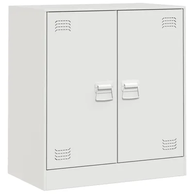 Image de Buffet blanc 67x39x73 cm acier