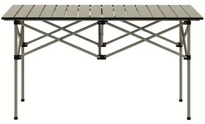 Immagine prodotto di Tavolo pieghevole - Tavolo da campeggio regolabile - Tavolo da picnic - Struttura in alluminio - 95x55 cm
