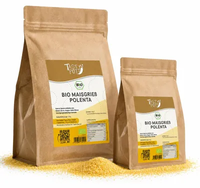 Produktbild von Tasty Pott  Maisgrieß (Polenta) - im Beutel - 500g