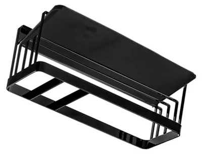 Zdjęcie produktu dla Kitchen Sink Organizer Multifunctional Countertop Sponge Drain Rack Window Sill Sink Side Rack with Drip Tray for Household Black