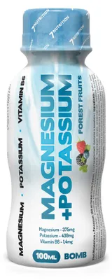 Produktbild von 7Nutrition Magnesium Potas Shot 100 ml mit Waldfruchtgeschmack