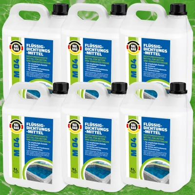 Produktbild von Flüssiger Dichtungsmittel 30L für Beton Zementestrich Mörtelzusatzmittel Plastifizierer M04