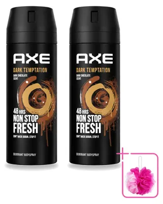 Image de 2 aérosols déodorants Axe Dark Temptation, 150 ml - Lot de 2
