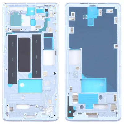 Produktbild von Gehäuse Rahmen Mittelrahmen Front Housing Deckel für Google Pixel 7a Blau