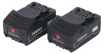 2 Ersatzakkus 18 V 5,2 Ah Li-Ion für 18V Cordless Class