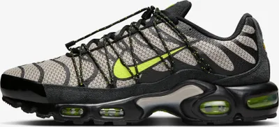 Produktbild von Nike Air Max Plus Utility "Black College Grey Volt" Grau/Grün, Größe: 41