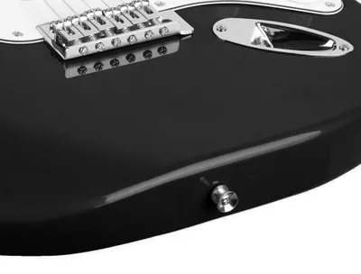 Productafbeelding van Elektrische gitaar set voor beginners, met versterker cadeau - zwart