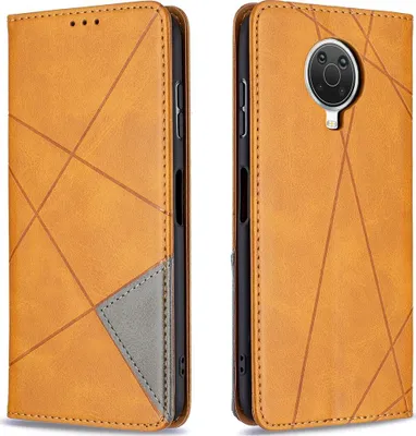 Produktbild von Mobigear Rhombus Slim  Nokia G10 Hülle Klapphülle - Cognac