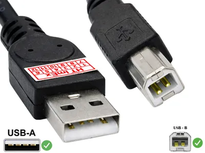 Produktbild von Drucker Scanner Anschluss USB Kabel kompatibel für OKI C511dn, c824n, B4350