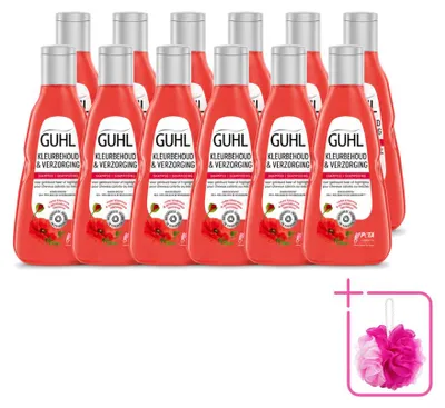 Obrázek produktu pro 12 kusů šamponu Guhl Farbschutz & Pflege, 250 ml, výhodná sada