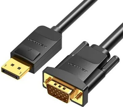 Image de DisplayPort to VGA Cable Vention HBLBI 3m, 1080P 60Hz(Black)